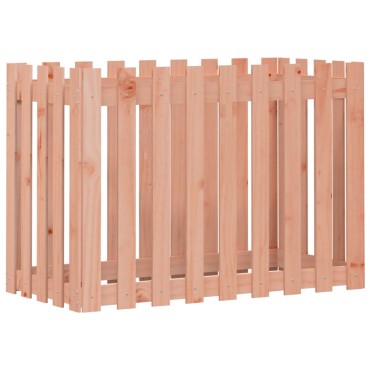 vidaXL Ζαρντινιέρα Υπερυψωμένη Φράχτης 100x50x70 εκ Μασίφ Ψευδοτσούγκα