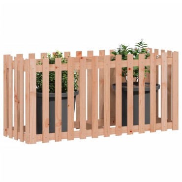 vidaXL Ζαρντινιέρα Υπερυψωμένη Φράχτης 150x50x70 εκ Μασίφ Ψευδοτσούγκα