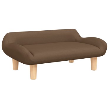 vidaXL Κρεβάτι Σκύλου Καφέ 70 x 40 x 24 εκ. Υφασμάτινο