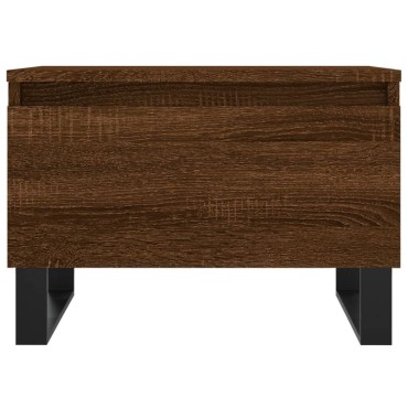vidaXL Τραπεζάκια Σαλονιού 2 τεμ. Καφέ Δρυς 50x46x35cm Επεξ. Ξύλο