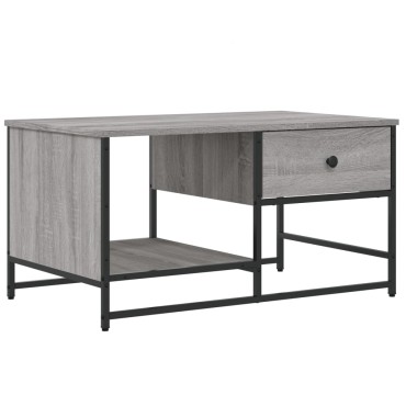 vidaXL Τραπεζάκι Σαλονιού Γκρι Sonoma 85,5x51x45cm Επεξεργασμένο Ξύλο 1 τεμ.