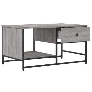 vidaXL Τραπεζάκι Σαλονιού Γκρι Sonoma 85,5x51x45cm Επεξεργασμένο Ξύλο 1 τεμ.