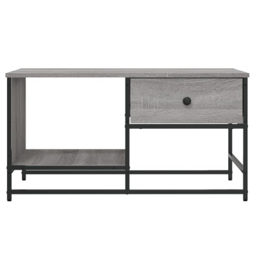 vidaXL Τραπεζάκι Σαλονιού Γκρι Sonoma 85,5x51x45cm Επεξεργασμένο Ξύλο 1 τεμ.