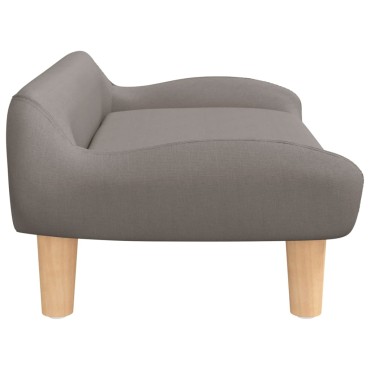 vidaXL Κρεβάτι Σκύλου Taupe 70 x 40 x 24 εκ. Υφασμάτινο