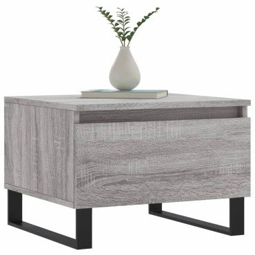 vidaXL Τραπεζάκια Σαλονιού 2 τεμ. Γκρι Sonoma 50x46x35cm Επεξ. Ξύλο