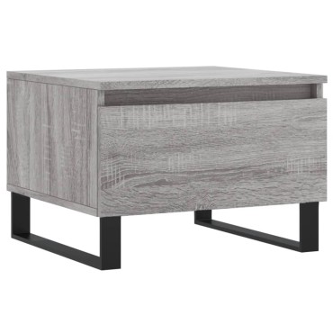 vidaXL Τραπεζάκια Σαλονιού 2 τεμ. Γκρι Sonoma 50x46x35cm Επεξ. Ξύλο