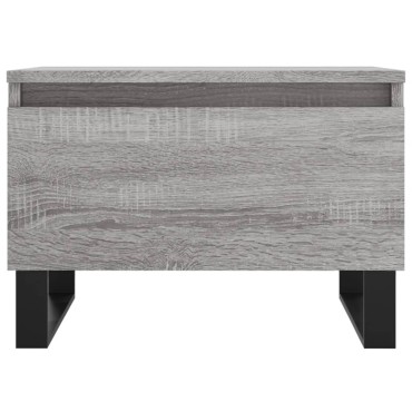 vidaXL Τραπεζάκια Σαλονιού 2 τεμ. Γκρι Sonoma 50x46x35cm Επεξ. Ξύλο