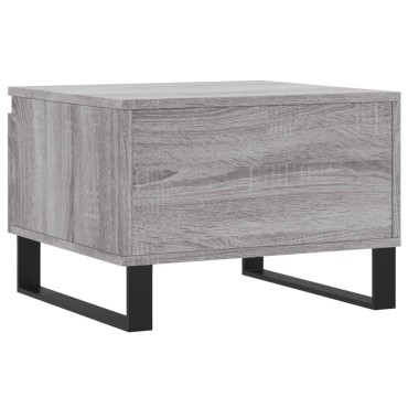 vidaXL Τραπεζάκια Σαλονιού 2 τεμ. Γκρι Sonoma 50x46x35cm Επεξ. Ξύλο