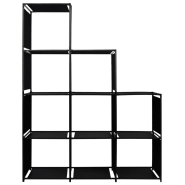 vidaXL Ραφιέρα Σκάλα Προβολής 130x45x170cm Υφασμάτινη 1 τεμ.