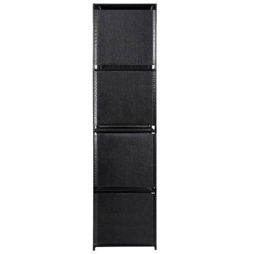 vidaXL Ραφιέρα Σκάλα Προβολής 130x45x170cm Υφασμάτινη 1 τεμ.