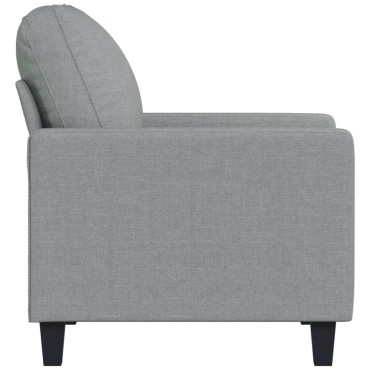 vidaXL Πολυθρόνα Ανοιχτό Γκρι Υφασμάτινη 78x77x80cm 1 τεμ. Γωνιακός
