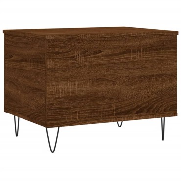 vidaXL Τραπεζάκι Σαλονιού Καφέ Δρυς 60x44,5x45cm Επεξεργασμένο Ξύλο 1 τεμ.