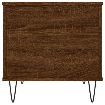 vidaXL Τραπεζάκι Σαλονιού Καφέ Δρυς 60x44,5x45cm Επεξεργασμένο Ξύλο 1 τεμ.
