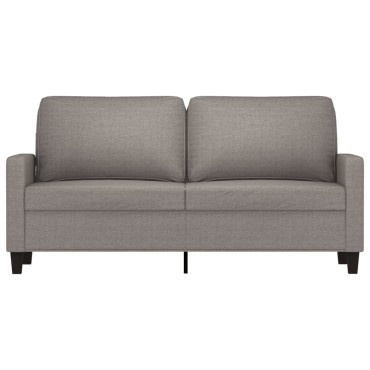 vidaXL Καναπές Διθέσιος Taupe Υφασμάτινος 158x77x80cm 1 τεμ.