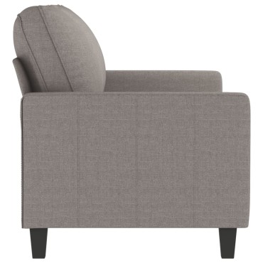vidaXL Καναπές Διθέσιος Taupe Υφασμάτινος 158x77x80cm 1 τεμ.
