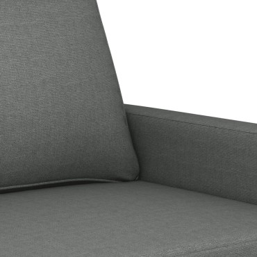 vidaXL Πολυθρόνα Σκούρο Γκρι Υφασμάτινη 78x77x80cm 1 τεμ. Γωνιακός