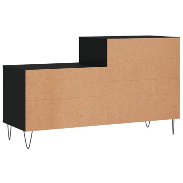 vidaXL Παπουτσοθήκη Μαύρο 102x36x60cm από Επεξεργασμένο Ξύλο