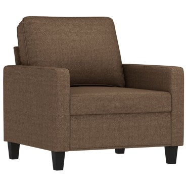 vidaXL Πολυθρόνα Καφέ Υφασμάτινη 78x77x80cm 1 τεμ. Γωνιακός
