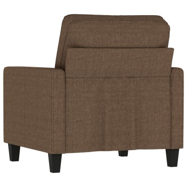 vidaXL Πολυθρόνα Καφέ Υφασμάτινη 78x77x80cm 1 τεμ. Γωνιακός