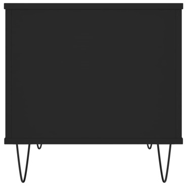 vidaXL Τραπεζάκι Σαλονιού Μαύρο 60x44,5x45cm Επεξεργασμένο Ξύλο 1 τεμ.