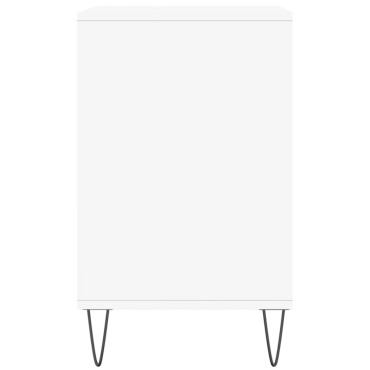 vidaXL Παπουτσοθήκη Λευκή 102x36x60cm από Επεξεργασμένο Ξύλο