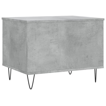 vidaXL Τραπεζάκι Σαλονιού Γκρι Σκυρ. 60x44,5x45cm Επεξεργ. Ξύλο 1 τεμ.