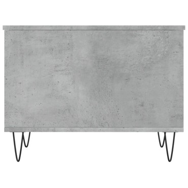 vidaXL Τραπεζάκι Σαλονιού Γκρι Σκυρ. 60x44,5x45cm Επεξεργ. Ξύλο 1 τεμ.