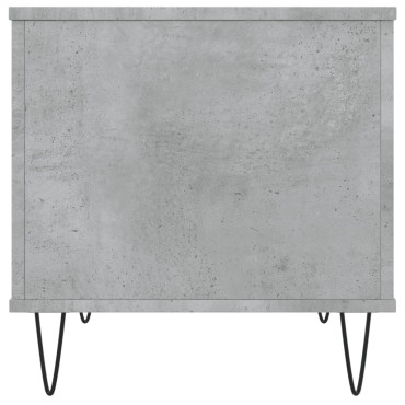 vidaXL Τραπεζάκι Σαλονιού Γκρι Σκυρ. 60x44,5x45cm Επεξεργ. Ξύλο 1 τεμ.