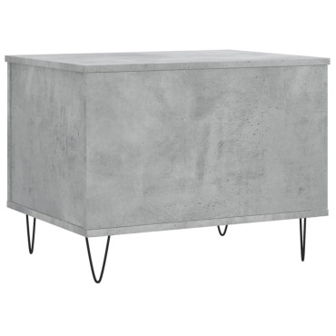 vidaXL Τραπεζάκι Σαλονιού Γκρι Σκυρ. 60x44,5x45cm Επεξεργ. Ξύλο 1 τεμ.