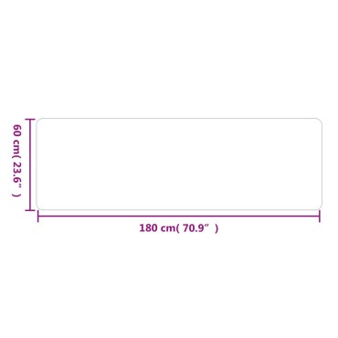 vidaXL Χαλί Διάδρομος Ανθρακί 60x180cm