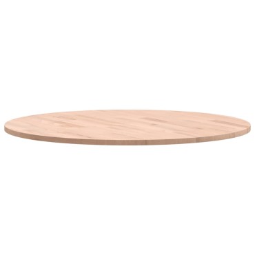 vidaXL Επιφάνεια Τραπεζιού Στρογγυλή 70x1,5cm Μασίφ Ξύλο Οξιάς 1 τεμ.