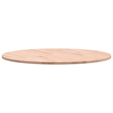 vidaXL Επιφάνεια Τραπεζιού Στρογγυλή 70x1,5cm Μασίφ Ξύλο Οξιάς 1 τεμ.