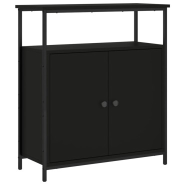 vidaXL Ντουλάπι Μαύρο 70x30x80cm από Επεξεργασμένο Ξύλο 1 τεμ.