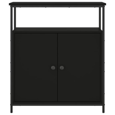 vidaXL Ντουλάπι Μαύρο 70x30x80cm από Επεξεργασμένο Ξύλο 1 τεμ.