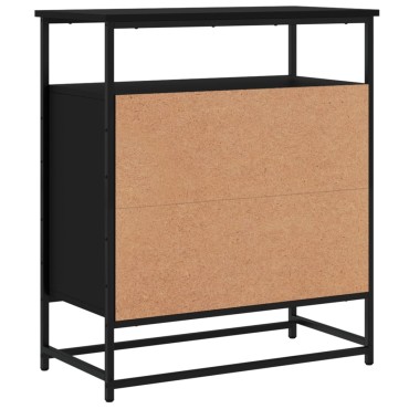 vidaXL Ντουλάπι Μαύρο 69x35x80cm από Επεξεργασμένο Ξύλο 1 τεμ.