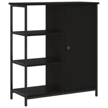 vidaXL Ντουλάπι Μαύρο 70x30x80cm από Επεξεργασμένο Ξύλο 1 τεμ.