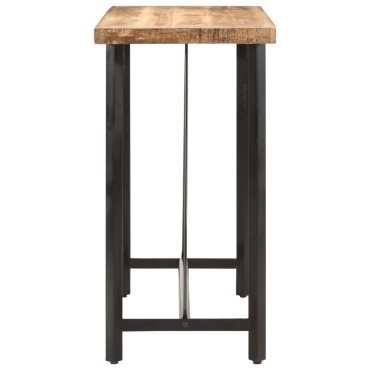 vidaXL Τραπέζι Μπαρ 110x55x107cm από Μασίφ Ξύλο Μάνγκο & Σίδηρο 1 τεμ.