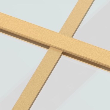vidaXL Συρόμενη Πόρτα Χρυσή 102,5x205 εκ. από Γυαλί ESG και Αλουμίνιο