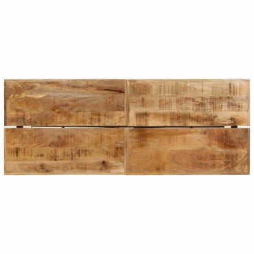 vidaXL Τραπέζι Μπαρ 180x70x107cm από Μασίφ Ξύλο Μάνγκο & Σίδηρο 1 τεμ.