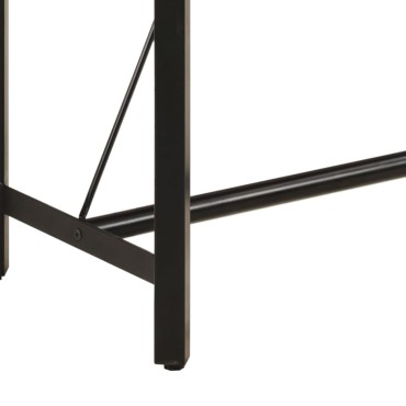 vidaXL Τραπέζι Μπαρ 180x70x107cm από Μασίφ Ξύλο Μάνγκο & Σίδηρο 1 τεμ.