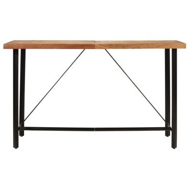 vidaXL Τραπέζι Μπαρ 180x70x107cm από Μασίφ Ξύλο Ακακίας & Σίδηρο 1 τεμ.