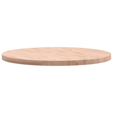 vidaXL Επιφάνεια Τραπεζιού Στρογγυλή 90x4cm Μασίφ Ξύλο Οξιάς 1 τεμ.