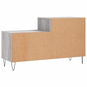 vidaXL Παπουτσοθήκη Γκρι Sonoma 102x36x60cm από Επεξεργασμένο Ξύλο