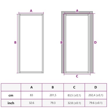 vidaXL Εσωτερική Πόρτα Μαύρη 83 x 201,5 εκ. Ψημένο Γυαλί & Αλουμίνιο