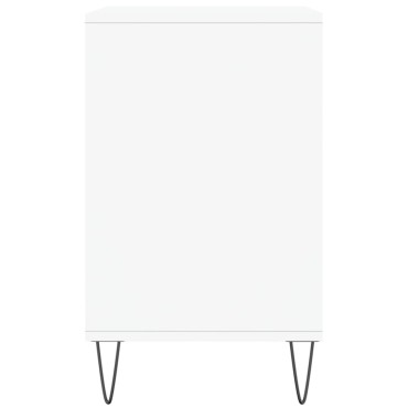 vidaXL Παπουτσοθήκη Γυαλιστερό Λευκό 102x36x60cm Επεξεργασμένο Ξύλο