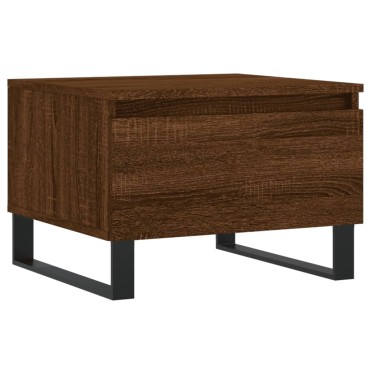vidaXL Τραπεζάκι Σαλονιού Καφέ Δρυς 50x46x35cm Επεξεργασμένο Ξύλο 1 τεμ.