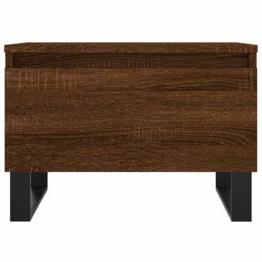 vidaXL Τραπεζάκι Σαλονιού Καφέ Δρυς 50x46x35cm Επεξεργασμένο Ξύλο 1 τεμ.