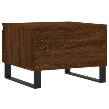 vidaXL Τραπεζάκι Σαλονιού Καφέ Δρυς 50x46x35cm Επεξεργασμένο Ξύλο 1 τεμ.