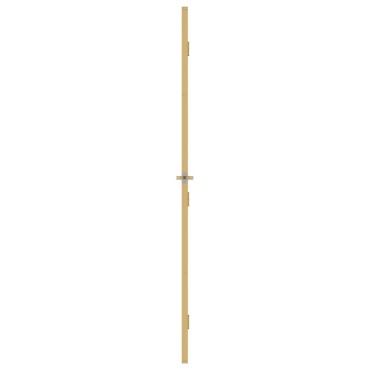 vidaXL Εσωτερική Πόρτα Χρυσή 102,5x201,5 εκ. Ψημένο Γυαλί & Αλουμίνιο