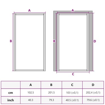 vidaXL Εσωτερική Πόρτα Χρυσή 102,5x201,5 εκ. Ψημένο Γυαλί & Αλουμίνιο